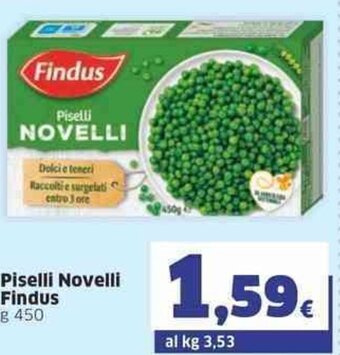 Sigma Findus Piselli Novelli g 450 offerta