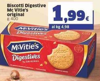 Sigma Mc Vitie's Biscotti Digestive original g 400 offerta