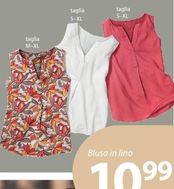 NKD Blusa in lino taglia M-XL offerta