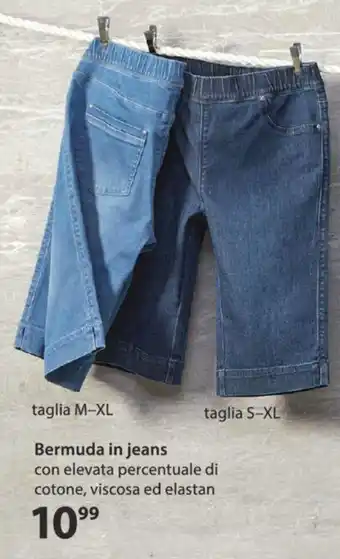 Bermuda in Jeans taglia M-XL