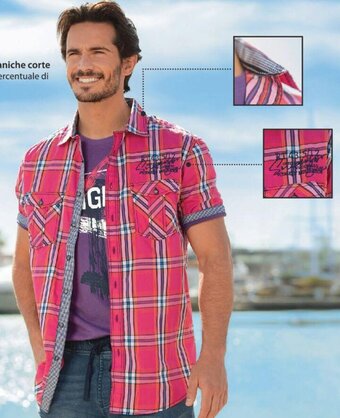 NKD Camicia a maniche corte taglia L-2XL offerta