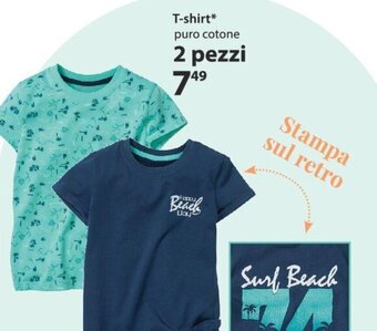 T-shirt puro cotone 2 pezzi