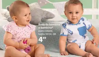 NKD Body da bambina o bambino taglia 50/56-98 offerta