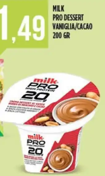 Milk Pro Dessert Vaniglia/Cacao 200 gr