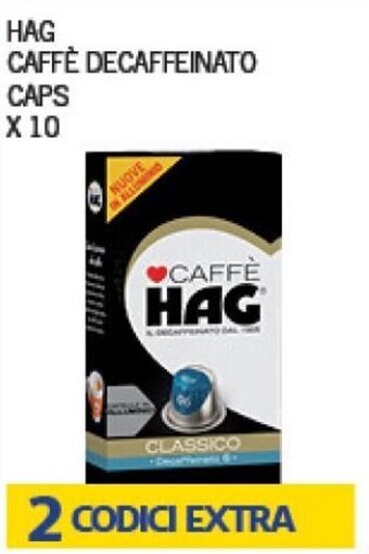 Euroesse Hag Caffè Decaffeinato Caps X 10 offerta