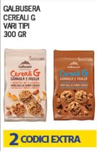 Euroesse Galbusera Cereali G vari tipi 300 gr offerta