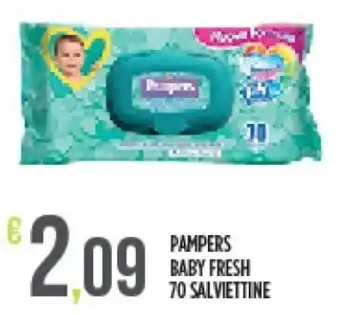 Euroesse Pampers Baby Fresh 70 Salviettiene offerta