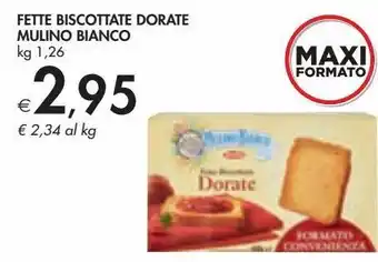 Bennet Fette biscottate dorate mulino bianco offerta