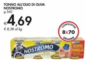 Bennet Tonno all'olio di oliva nostromo offerta