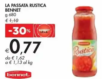 Bennet La passata rustica bennet offerta