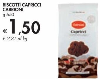 Bennet Biscotti capricci cabrioni offerta