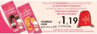 Bennet Ciambelle lago offerta