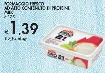 Formaggio fresco ad alto contenuto di protein milk