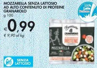 Bennet Mozzarella senza lattosio ad alto contenuto di protrin granarolo offerta