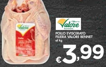 Bennet Pollo eviscerato filiera valore bennet offerta
