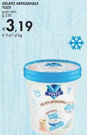 Bennet Gelato artigianale yulti offerta