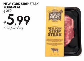 Bennet New york strip steak you&meat offerta