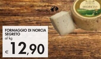 Bennet Formaggio di norcia segreto offerta