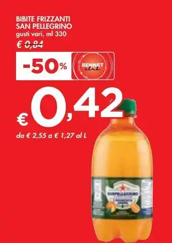 Bennet Bibite frizzante san pellegrino offerta