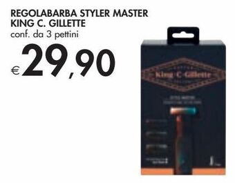 Regolabarba styler master king c.gillette