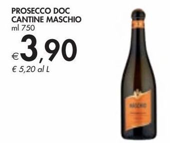 Bennet Prosecco doc cantine maschio offerta