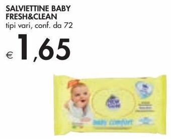 Bennet Salviettine baby fresh&clean offerta