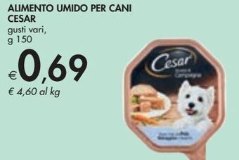 Alimento umido per cani cesar