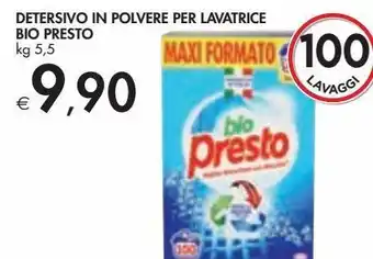 Bennet Detersivo in polvere per lavatrice bio presto offerta