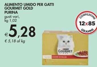 Bennet Alimento umido per gatti gourmet gold purina offerta