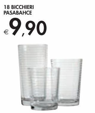 Bennet 18 bicchieri pasabahce offerta