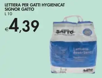 Lettiera per gatti hygienicat signor gatto