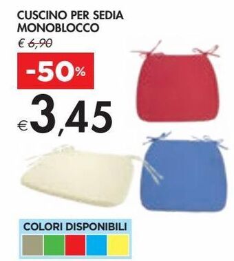 Bennet Cuscino per sedia monoblocco offerta