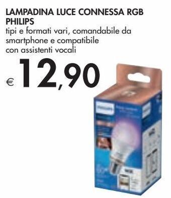 Bennet Lampadina luce connessa rgb philips offerta