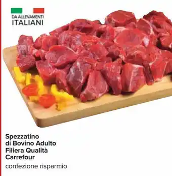 Carrefour Iper Spezzatino di bovino adulto filiera qualitá carrefour offerta