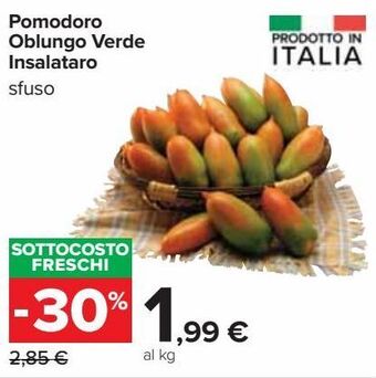 Pomodoro oblungo verde insalataro