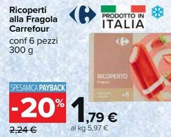 Carrefour Iper Ricoperti alla fragola carrefour offerta