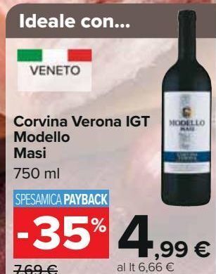 Carrefour Iper Corvina verona igt modello masi offerta