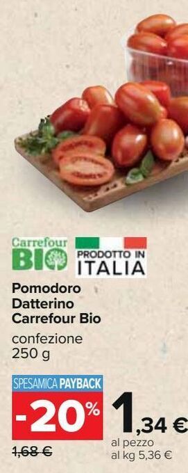Pomodoro datterino carrefour bio