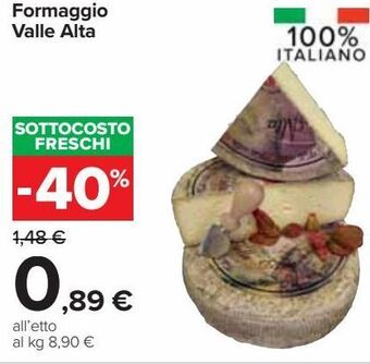 Formaggio valle alta
