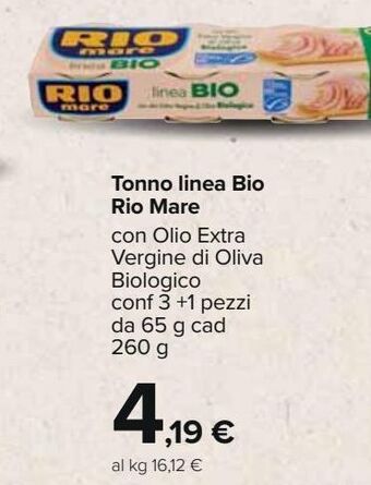 Tonno linea bio rio mare