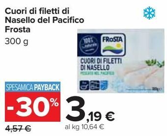 Carrefour Iper Cuori di filetti di nasello del pacifico frosta offerta