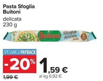 Carrefour Iper Piatti pronti rana offerta