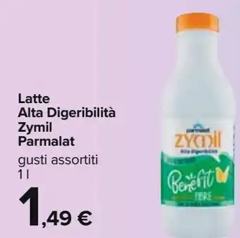 Carrefour Iper Latte alta digeribilità zymil parmalat offerta