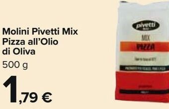 Carrefour Iper Mix pizza all'olio di oliva molini pivetti offerta