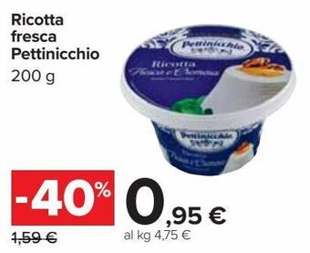Ricotta fresca pettinicchio