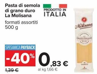 Pasta di semola di grano duro la molisana
