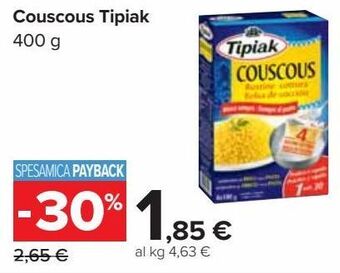 Couscous tipiak