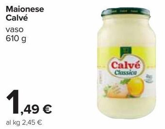 Carrefour Iper Maionese calvé offerta
