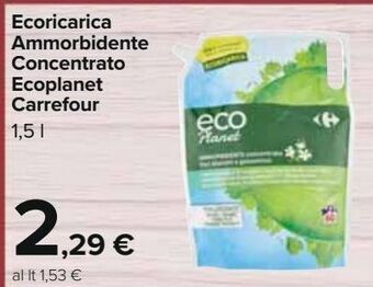 Ecoricarica ammorbidente concentrato ecoplanet carrefour