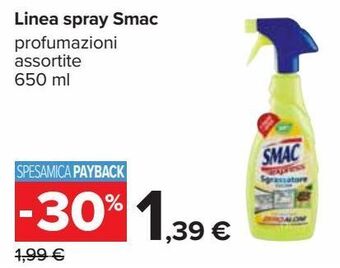 Carrefour Iper Linea spray smac offerta